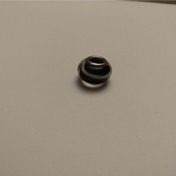 Sterling silver marble glass charm‎ - Picture 4 of 4